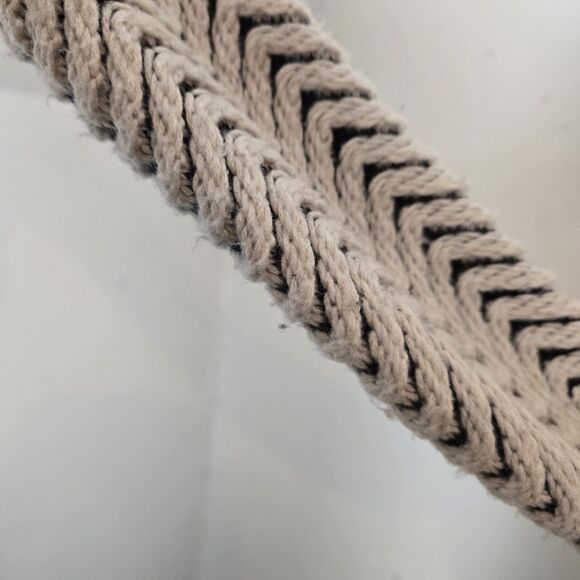 Anthropologie Moth Cardigan XL Wool Blend Open Front Chevron Textured Long - Picture 7 of 13